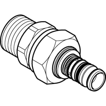 [087521620] 20 mm x 1/2" Union med nippel RG Mepla