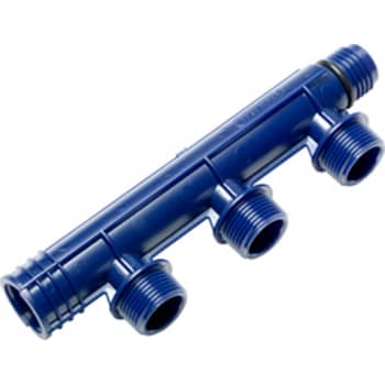 [087585723] 3 afg. Pres fordelerrør plast Alupex Tigris K1 Wavin