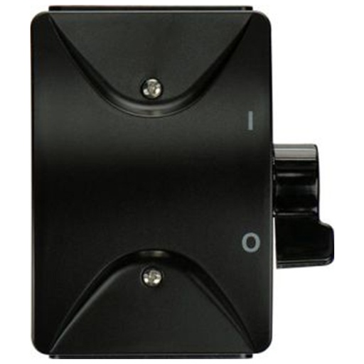 [0818101175] Sikkerhedsafbryder, sort 16A 2-pol+N+J