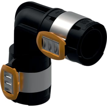 [088520050] FLOWFIT bøjning 90° 50mm PPSU sort