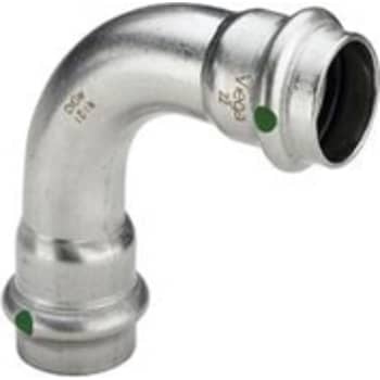 [035702028] 28 mm Bøjning Sanpress Inox 90° muffe/muffe