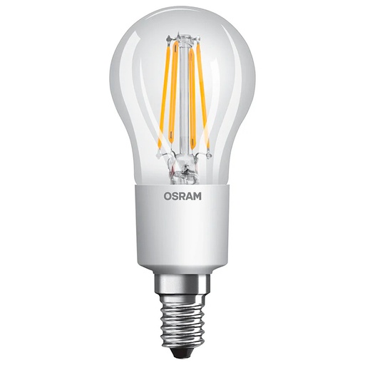 [5657017218] Osram Parathom retro kronepære 4,5W (40W) 2700K klar dæmpbar