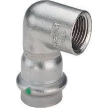 [035722022] 22 mm x 3/4" Vinkel Sanpress Inox muffe/muffe