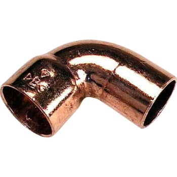 [042092015] 15 mm Lodde vinkel med glat ende