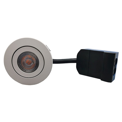 [31277857] LED spot til udendørs m. 5W pære - Mat hvid
