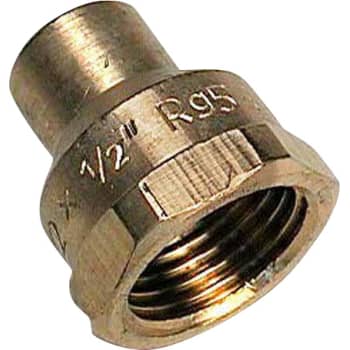 [042274132] 12 mm x 1/2" Lodde overgang muffe/muffe