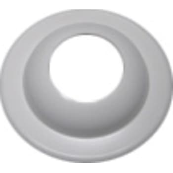 [015211035] 1" Plastbøsningskrave hvid