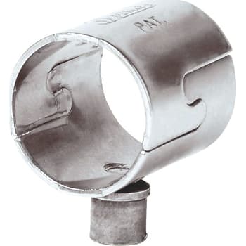 [018091022] 22 mm Inox rørbærerhoved - kort