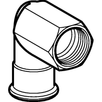 [034322222] 18mm x 1/2" Vinkel RF muf/muf Mapress RF