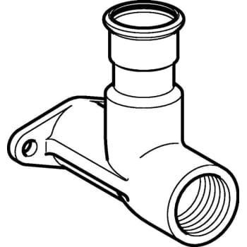 [034327015] 15mm x 1/2" Dækvinkel RF muf/muf Mapress RF