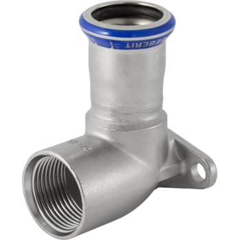 [034328222] 18mm x 1/2" Dækvinkel RF 90° muf/muf Mapress RF