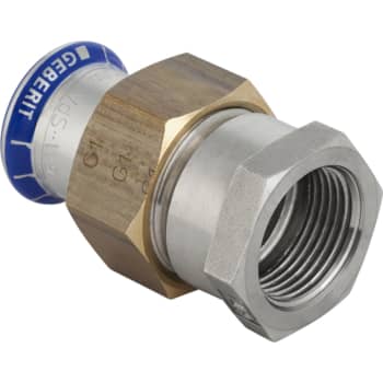 [034344291] 22mm x 1" union muf/muf Mapress RF/messing