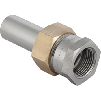 [034348022] 22mm x 3/4" union muf/nip Mapress RF/messing