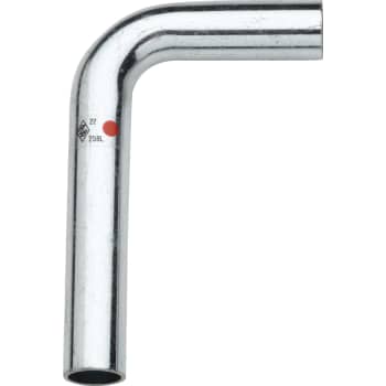 [034703115] 15 mm TURBO Steel bøjning 90G. uden muffe