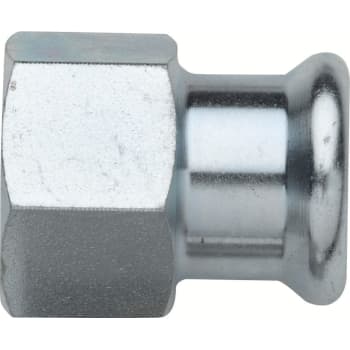 [034726266] 15 mm x 3/8" TURBO Steel overgangsmuffe