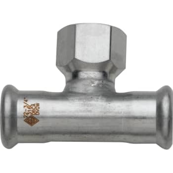 [034833363] 22 x 1/2" x 22 mm TURBO Inox tee muffe