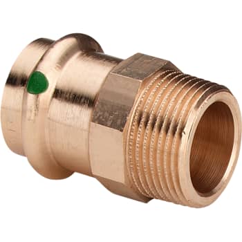 [035559022] 22 mm x 3/4" Sanpress overgang NPT gevind