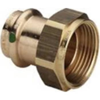 [035577022] 22 mm x 3/4" Forskruning Sanpress muffe/muffe krom