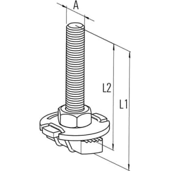 [018862604] Samontec FHS clix S 10 x 40 mm hammerhovedbolt