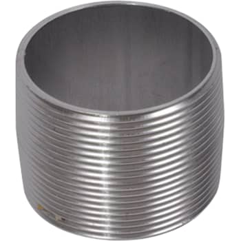[032002012] 2" x 40 mm Nippelrør sammenskåret AISI 316