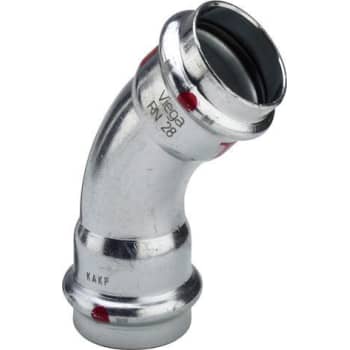 [033904042] 42 mm Prestabo bøjning 45° muffe/muffe