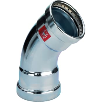 [033904076] 76,1 mm Prestabo bøjning 45° muffe/muffe