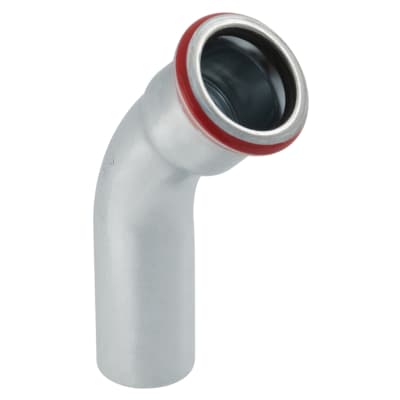[034211022] 22 mm Bøjning FZ 45° muffe/nippel Mapress