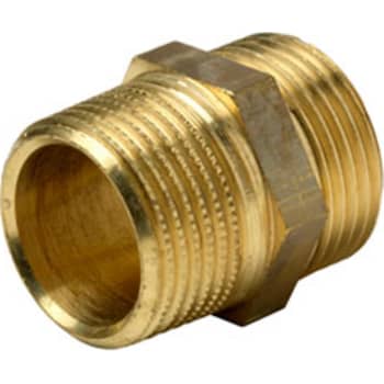 [045441336] 3/4" x 1/2" Overgang rørgevind-nippel/nippel Alupex Wavin