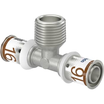 [045477189] Uponor S-Press tee reduceret m/nippel 16-R1/2"MT-16