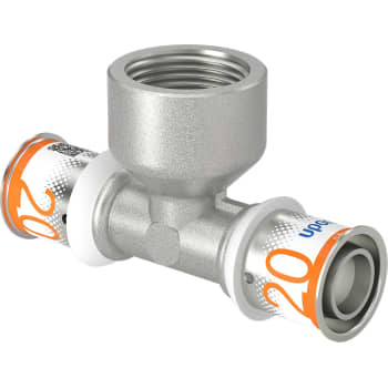 [045478246] Uponor S-Press tee reduceret m/muffe 20-Rp3/4"FT-20
