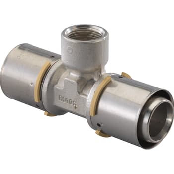 [045478414] Uponor S-Press tee reduceret m/muffe 40-Rp3/4"FT-40