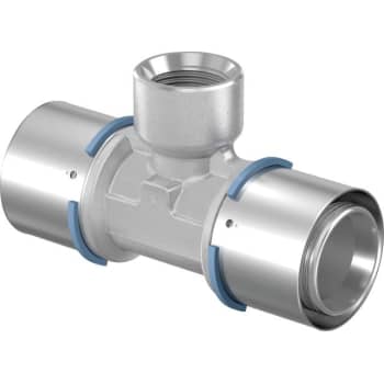 [045478437] Uponor S-Press tee reduceret m/muffe 50-Rp1"FT-50