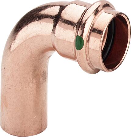 [045501022] 22 mm Bøjning 92° muffe/nippel Profipress