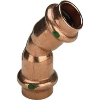 [045512018] 18 mm Bøjning 45° muffe/muffe Profipress