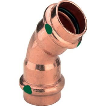 [045512022] 22 mm Bøjning 45° muffe/muffe Profipress