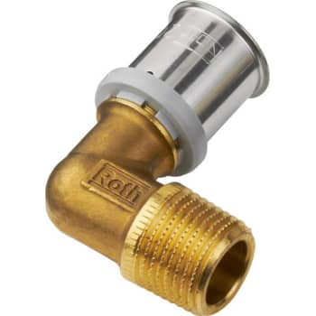 [045651239] 20 mm x 1/2" MS-overgangsvinkel nippel Roth