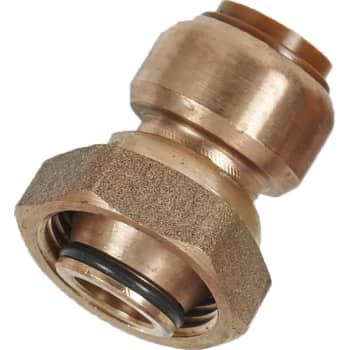 [046217545] Roth indstikskobling rødgods for 15 mm Pex, incl. støttebøsning