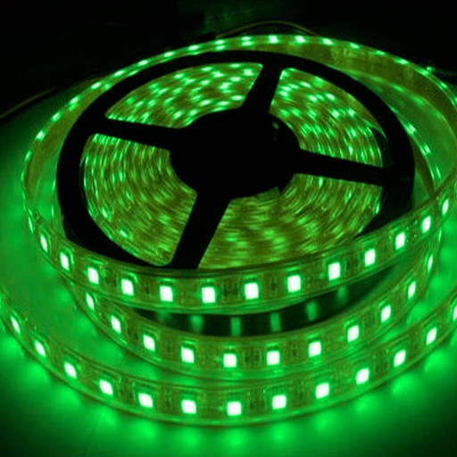 [35282034] 3,6W/m LED strip - 5m, grønt lys