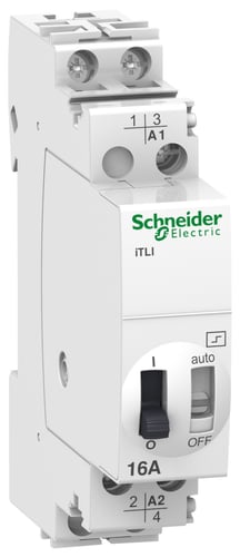 [3322078843] Kiprelæ iTLI 16A 1NO+1NC 230/240VAC Bredde 18mm