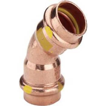 [047512018] 18 mm Bøjning 45° Gas muffe/muffe Profipress