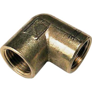 [048090108] 1" Vinkel 90° muffe/muffe, messing afzinkningsfri