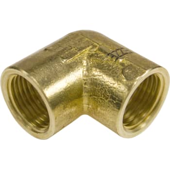 [048090143] 1" x 3/4" Vinkel 90° muffe/muffe Messing Afzinkningsfri