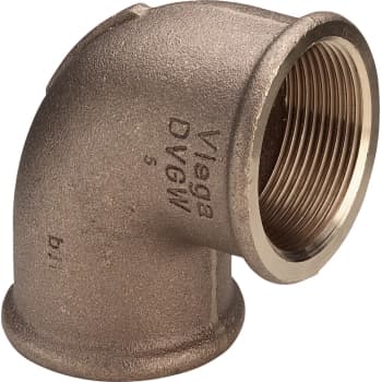 [048090310] 1.1/4" Vinkel 90° muffe/muffe Rødgods Silicium Bronze