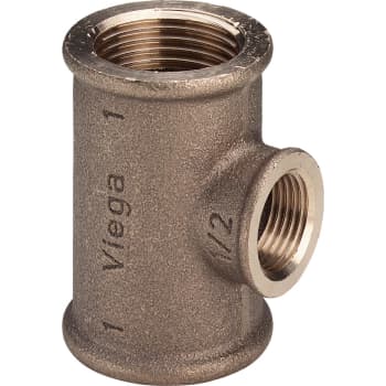 [048130303] 3/8" Tee Rødgods Silicium Bronze