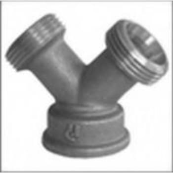 [048223506] Y-stykke forkromet 3/4" gevind