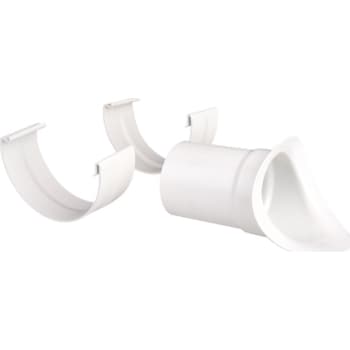 [275115341] Plastmo tudstykke - justerbart, 11", Ø75mm, hvid