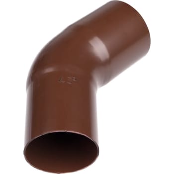 [275224440] Plastmo bøjning Ø75mm 45° brun