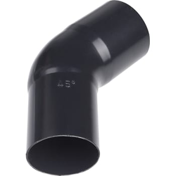 [275224540] Plastmo bøjning Ø75mm 45° sort