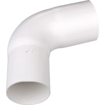 [275227340] Plastmo bøjning Ø75mm 75° hvid