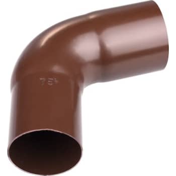 [275227440] Plastmo bøjning Ø75mm 75° brun